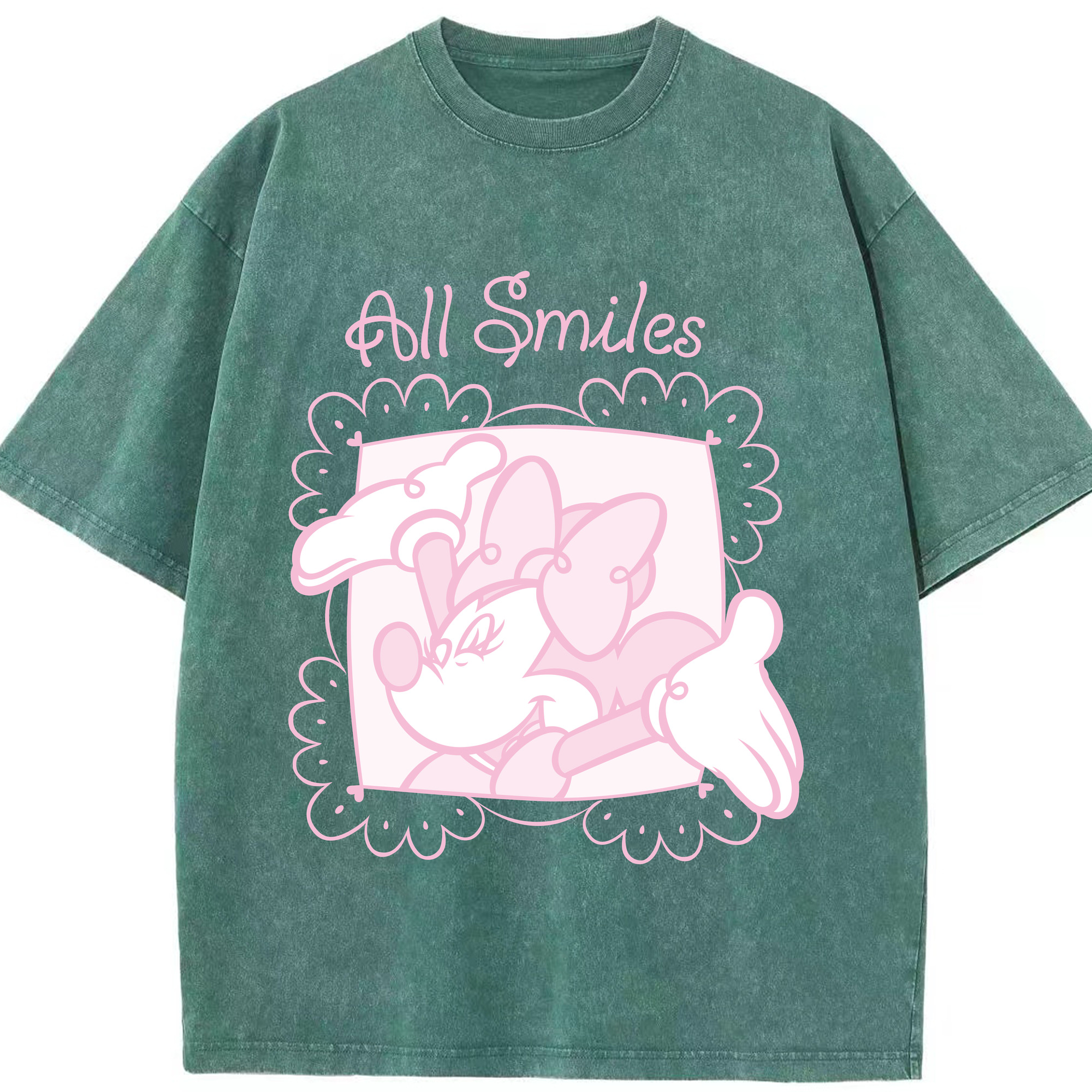 （画像用） ミッキーマウス Mickey Mouse 綿100% ヴィンテージ風 半袖Tシャツ（フロントプリント）
